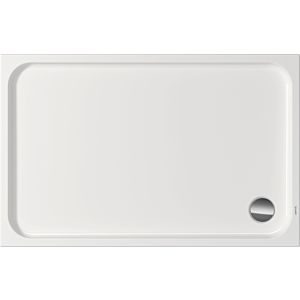 Duravit D-Code receveur de douche rectangulaire 720260000000001 140 x 90 x 8,5 cm, antidérapant, blanc