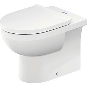 Duravit No. 1 Freestanding WC 2009092000 37x57cm, horizontal outlet, rimless, 4.5 liters with HygieneGlaze, white