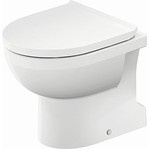 Duravit No. 1 Stand-Tiefspül-WC 2184012000 37x56cm, Abgang senkrecht, rimless, 4,5 Liter mit HygieneGlaze, weiß
