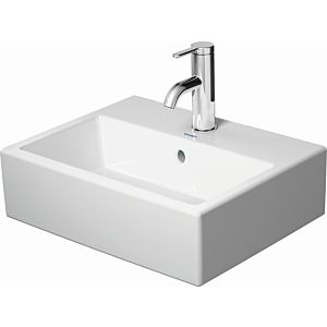 Duravit Vero Air furniture hand wash basin 07244500601 white wondergliss, 45x35cm, without tap hole, with overflow