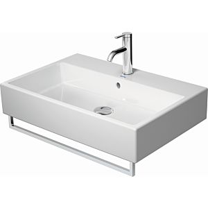 Duravit Vero Air meuble vasque sablé 2350700028 70 x 47 cm, blanc , sans trou pour robinetterie, avec trop-plein, avec banc pour robinetterie