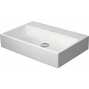 Duravit Vero Air lavabo pour meuble 23507000701 70 x 47 cm, blanc WonderGliss, sans trou pour robinet, sans trop-plein, avec banc pour robinet