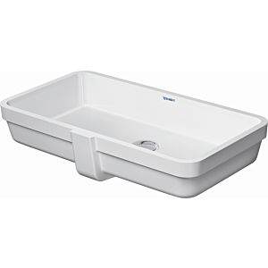 Duravit Vero Air built-in washbasin 0384600000 60x31cm, installation from below, without tap hole, with overflow, without tap hole bench, white