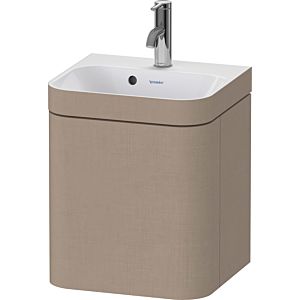 Duravit Happy D.2 Plus vanity HP4634O75750000 40x36cm, 1 door, hinged right, with tap hole, linen