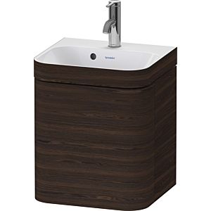 Duravit Happy D.2 Plus vanity HP4634O69690000 40x36cm, 1 door, hinged right, with tap hole, brushed walnut