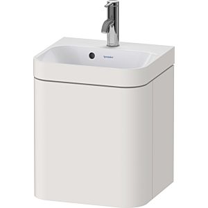 Duravit Happy D.2 Plus furniture HP4634O39390000 40x36cm, 1 door, hinged right, with tap hole, nordic white satin finish
