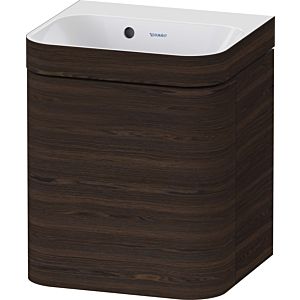 Duravit Happy D.2 Plus vanity HP4634N69690000 40x36cm, 1 door, hinged right, without tap hole, brushed walnut