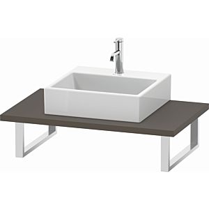 Duravit L-Cube console LC106C09090 thickness 3 cm, flannel gray silk matt, for Wash Bowls , variable