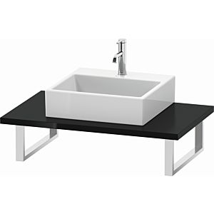 Duravit L-Cube console LC106C04040 thickness 3 cm, black high gloss, for Wash Bowls , variable