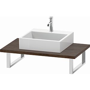 Duravit L-Cube console LC106C02121 thickness 3 cm, dark walnut, for Wash Bowls , variable