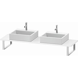 Duravit L-Cube console LC105C08585 thickness 3 cm, white high gloss, for Wash Bowls , variable