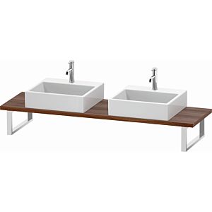 Duravit L-Cube console LC105C07979 thickness 3 cm, natural walnut, for Wash Bowls , variable