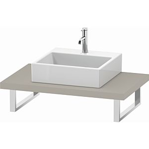 Duravit L-Cube console LC102C09191 thickness 4.5 cm, matt taupe, for Wash Bowls , variable