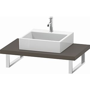 Duravit L-Cube console LC102C09090 thickness 4.5 cm, flannel gray silk matt, for Wash Bowls , variable