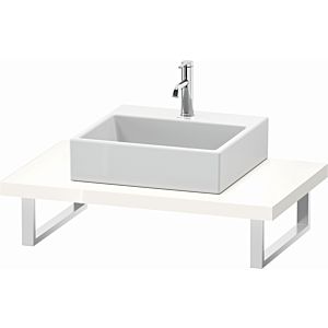 Duravit L-Cube console LC102C02222 thickness 4.5 cm, white high gloss, for Wash Bowls , variable