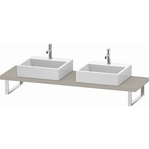 Duravit L-Cube console LC101C09191 thickness 4.5 cm, matt taupe, for Wash Bowls , variable