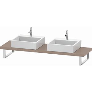 Duravit L-Cube console LC101C08686 thickness 4.5 cm, cappuccino high gloss, for Wash Bowls , variable