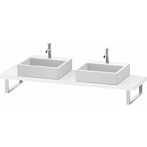 Duravit L-Cube console LC101C08585 thickness 4.5 cm, white high gloss, for Wash Bowls , variable