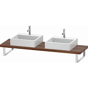 Duravit L-Cube console LC101C07979 thickness 4.5 cm, natural walnut, for Wash Bowls , variable