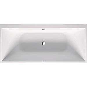 Duravit DuraSquare baignoire rectangulaire 700428000000000 180 x 80 x 46 cm, coin droit, avec cadre, 2 dossiers 700428000000000 , blanc