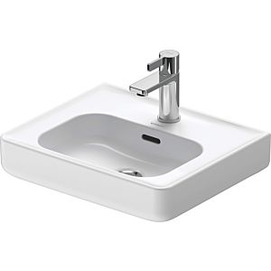 Duravit Soleil by Starck Cloakroom basin 0744450000 45x38cm, with tap hole, overflow, tap hole bank, white