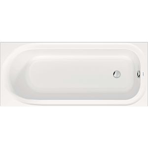 Duravit Soleil by Starck rectangular bath 700499000000000 160 x 70 x 46.9 cm, built-in version, with a sloping back, white