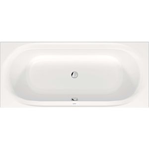 Duravit Soleil by Starck rectangular bath 700503000000000 180 x 80 x 46.9 cm, built-in version, with two sloping backrests, white