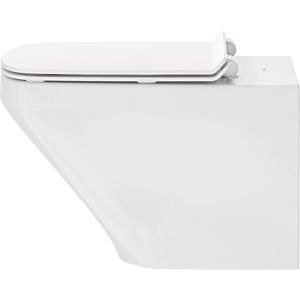 DuraStyle Wand-WC Rimless® Set 45510900A1 weiss, mit WC-Sitz, spülrandlos