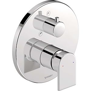 Duravit Tulum bath mixer, with diverter valve and safety combination, chrome