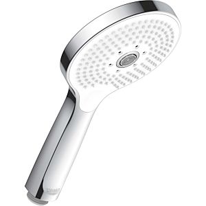 Duravit hand shower UV0650017010 240mm, connection thread G 1/2, chrome/white