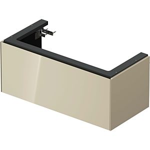 Duravit White Tulip vanity unit WT42420H3H3 98.4 x 45.8 cm, Taupe high gloss, wall- 2000 , match3 pull-out