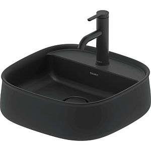 Duravit Zencha Wash Bowls 2374421371 42x42cm, with tap hole, tap hole bank, without overflow, ground, anthracite matt
