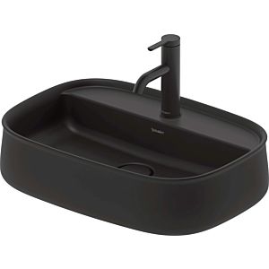 Duravit Zencha Wash Bowls 2374551371 55x39cm, with tap hole, tap hole bank, without overflow, ground, anthracite matt