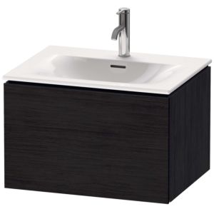 Duravit L-Cube vanity unit LC613501616 62 x 48, 2000 cm, Eiche schwarz , 2000 pull-out, wall-hung