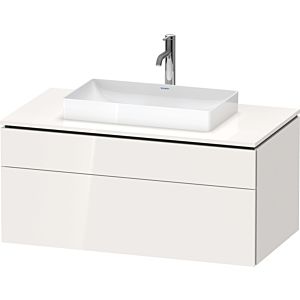 Duravit L-Cube vanity unit LC4881022220000 102 x 55 cm, white high gloss, 1 drawer, 1 pull-out, wall-hung