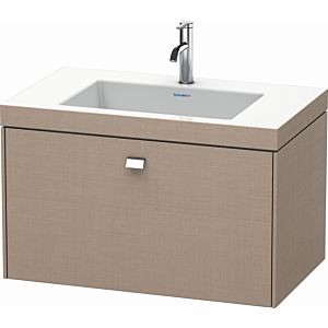 Duravit Brioso c-bonded washbasin with substructure BR4601O1075, 80x48cm, Linen / chrome, 2000 tap hole