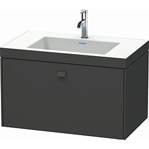 Duravit Brioso c-bonded washbasin with substructure BR4601O1031, 80x48, Pine Silver / chrome, 2000 tap hole