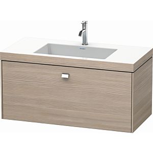 Duravit Brioso c-bonded washbasin with substructure BR4602O1031, 100x48cm, Pine Silver / chrome, 2000 .