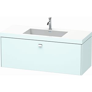Duravit Brioso c-bonded washbasin with substructure BR4603O1009 120x48, Light Blue Matt / chrome, 2000 .