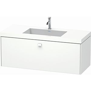 Duravit Brioso c-bonded washbasin with substructure BR4603O1818, 120x48cm, White Matt , 2000 tap hole