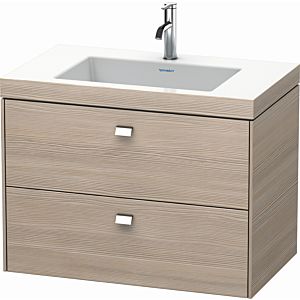 Duravit Brioso c-bonded washbasin with substructure BR4606O1031, 80x48, Pine Silver / chrome, 2000 Hanloch