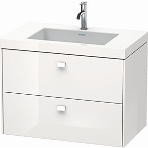 Duravit Brioso c-bonded washbasin with substructure BR4606O2222, 80x48cm, White High Gloss , 2000 Hanloch