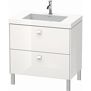 Duravit Brioso c-bonded washbasin with substructure BR4701O2222, 80x48cm, White High Gloss , 2000 tap hole