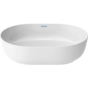 Duravit Luv washbasin 03795000001 50x35cm, ground, without overflow, without tap hole bank, white WonderGliss