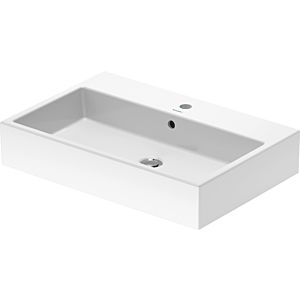 Duravit Vero Air furniture washbasin sanded 23507000271 70 x 47 cm, white WonderGliss, with tap hole, with overflow, with tap hole bench