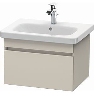 Duravit DuraStyle vanity unit DS638009191 58 x 44.8 cm, taupe, 2000 pull-out, wall-hung
