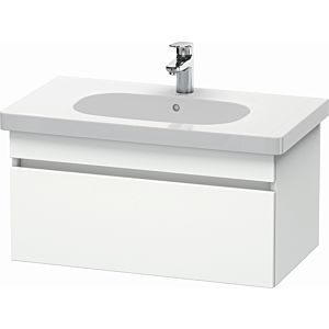 Duravit DuraStyle vanity unit DS638401818 80 x 45.3 cm, matt white, 2000 pull-out, wall-hung