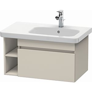 Duravit DuraStyle vanity unit DS639309191 73 x 44.8 cm, basin right, taupe, 2000 pull-out