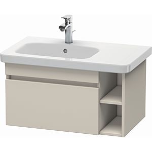 Duravit DuraStyle vanity unit DS639409191 73 x 44.8 cm, basin left, taupe, 2000 pull-out