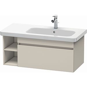 Duravit DuraStyle vanity unit DS639609191 93 x 44.8 cm, basin right, taupe, 2000 pull-out